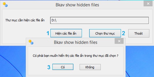 Phần mềm show file ẩn