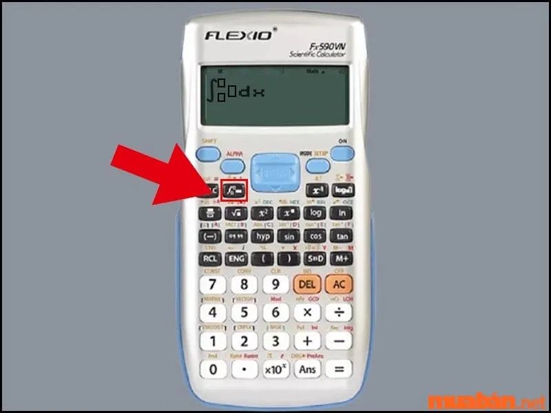 Cách bấm dấu tích phân trên máy tính