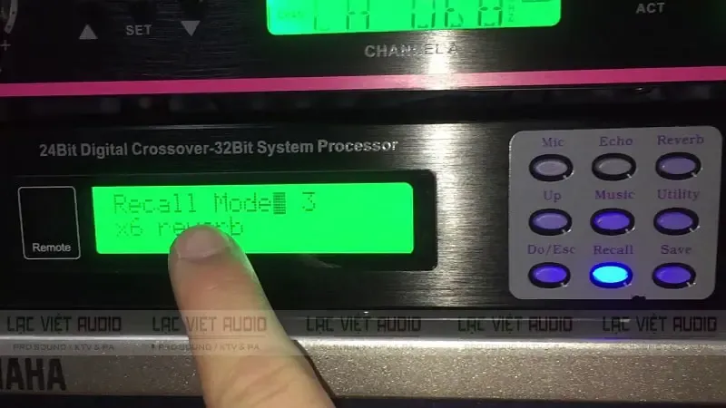 Thiết lập cấu hình bộ Center Output trên phần mềm điều khiển vang số X6, phục vụ cho cách chỉnh vang số x6 bằng máy tính chuyên nghiệp.