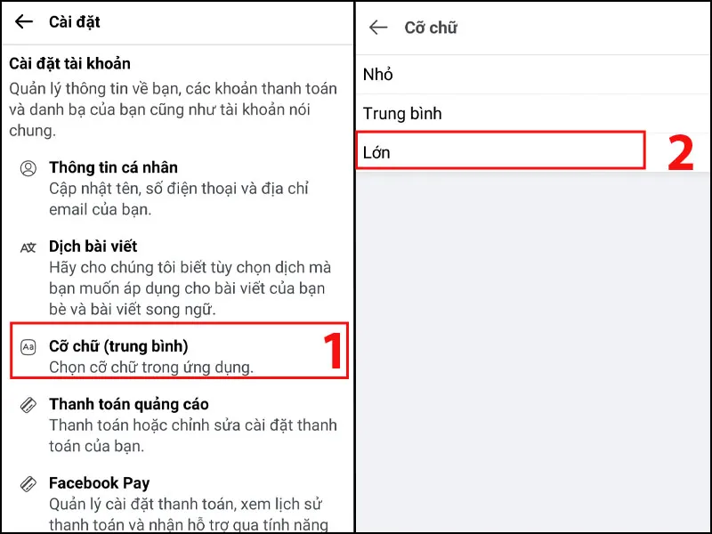 Cách phóng to phông chữ Facebook trên điện thoại máy tính hiệu quả