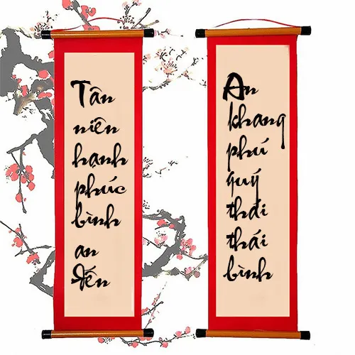 Viết câu đối lên khung có sẵn trong Photoshop