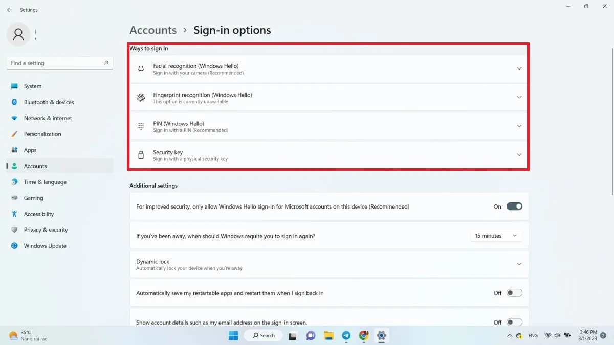 Các phương pháp bảo mật thay thế cho mật khẩu truyền thống
