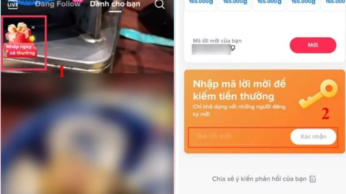 Cách nhập mã mời TikTok trên điện thoạibước 4