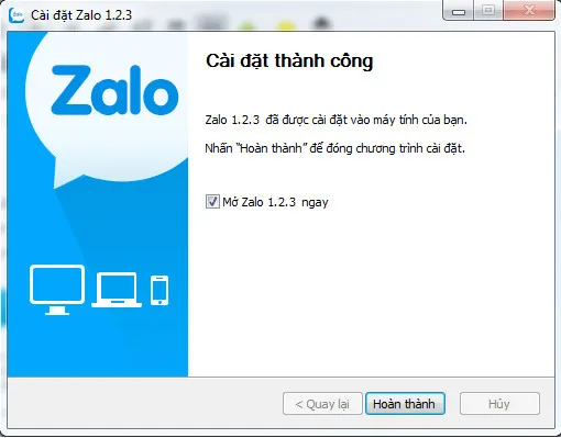 Các bước cài đặt Zalo