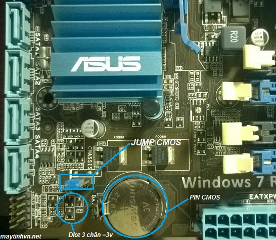 Sửa lỗi không lưu cài đặt BIOS