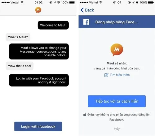 Cách đổi màu Messenger thành màu đen trên điện thoại iPhone
