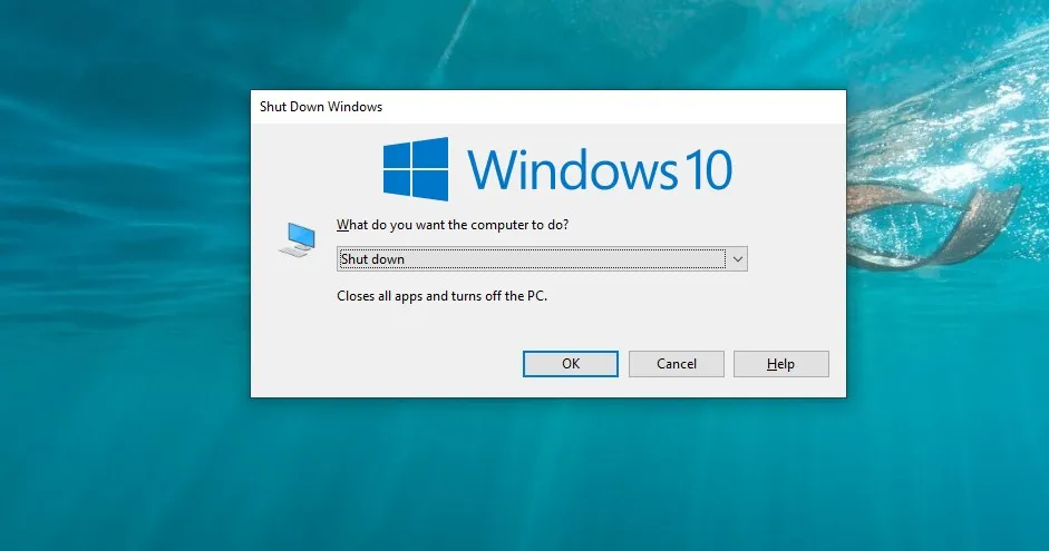 Khởi động lại máy tính