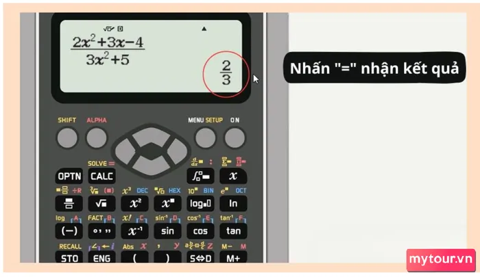Nhận kết quả mà máy tính trả lại
