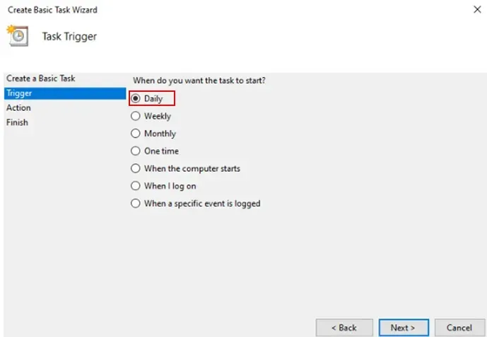 Chọn thời gian tắt máy tính