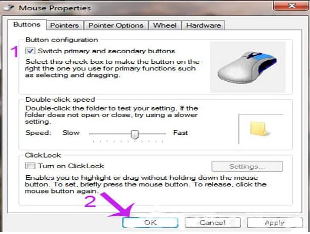 thiet lap chuot cho nguoi thuan tay trai 3