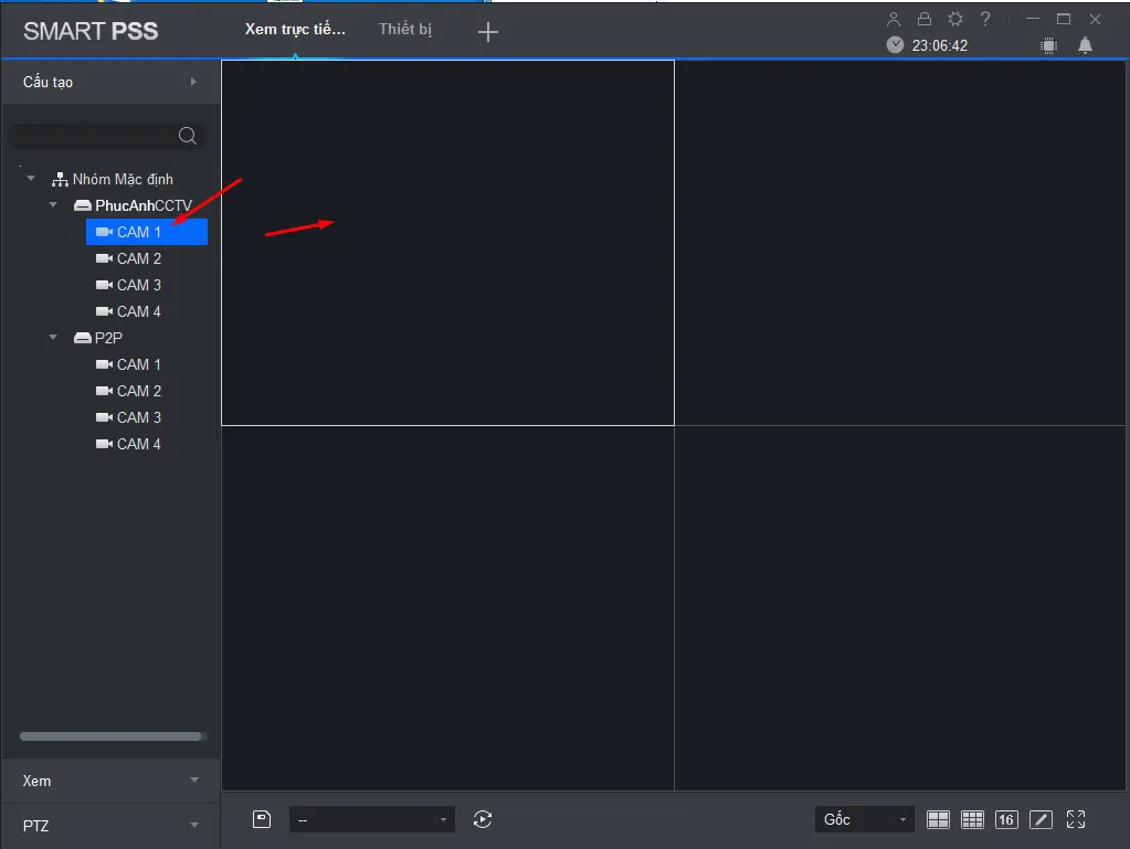 Xem trực tiếp camera Dahua trên Smart PSS