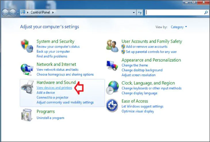Kết nối loa Bluetooth trên Windows 7 thông qua cửa sổ Devices and Printers