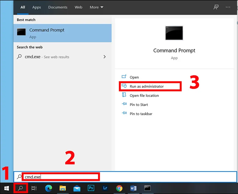 Sử dụng Command Prompt (CMD) để gia hạn bản quyền Windows khi màn hình máy tính bị đen