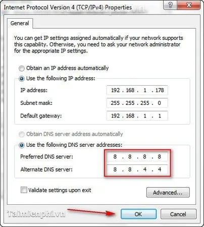 đổi DNS Server giúp tăng tốc độ mạng và làm đỡ lag máy tính