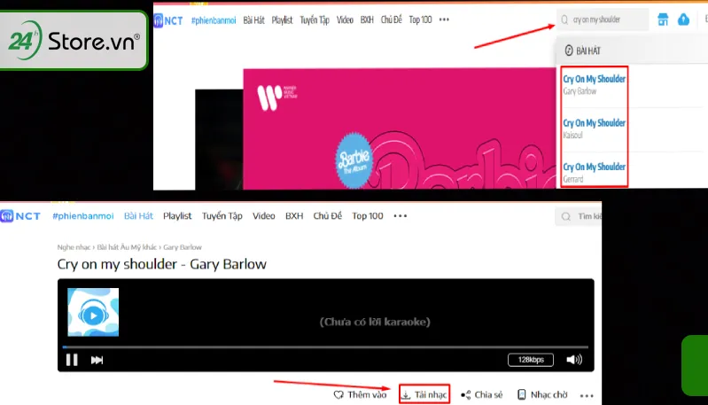 Cách Tải Nhạc Chất Lượng Cao Về Máy Tính Từ Nền Tảng NhacCuaTui Với Lựa Chọn Định Dạng Khác Nhau