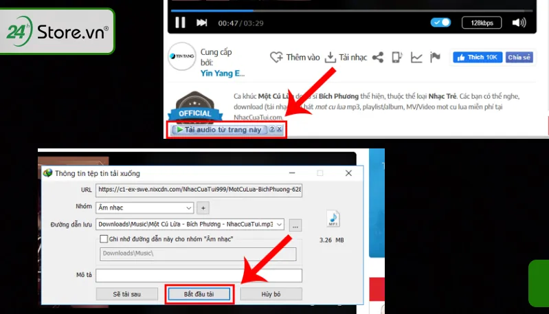 Tăng Tốc Độ Download Nhạc Chất Lượng Cao Bằng Phần Mềm Internet Download Manager (IDM) Trên Máy Tính