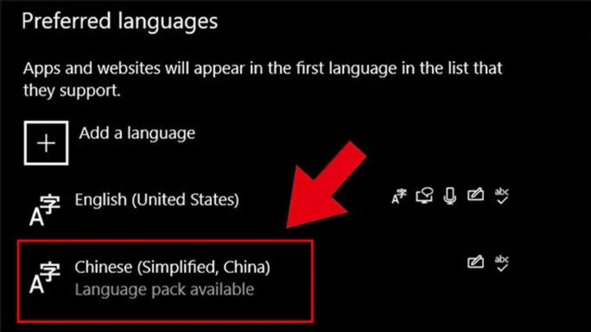 Hướng Dẫn Chuyển Ngôn Ngữ Laptop Sang Tiếng Trung Trong Settings Để Kích Hoạt Phonetic Guide Trong Microsoft Word