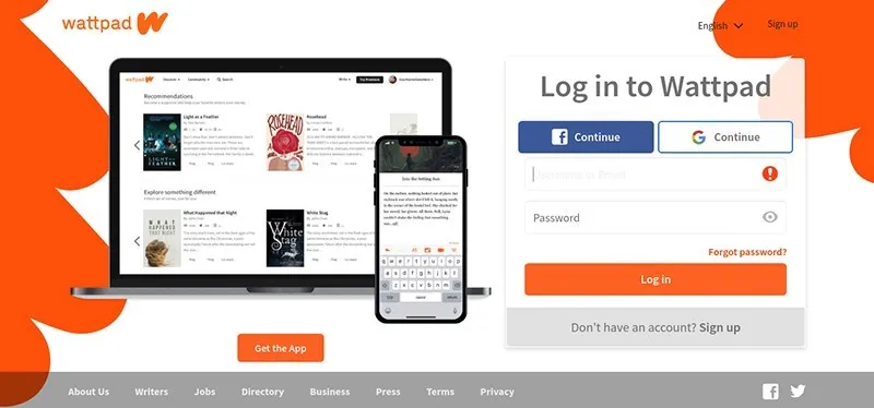 Nền tảng Wattpad trên máy tính với giao diện tìm kiếm truyện, bước quan trọng để tối ưu hóa cách đọc Wattpad trên máy tính