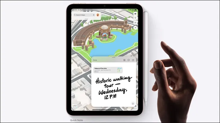 Máy tính bảng kích thước 8 inch nhỏ gọn, một tiêu chí trong cách chọn máy tính bảng phù hợp.