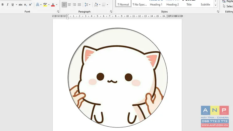 Ảnh minh họa lợi ích của việc cắt ảnh trong Word, giúp tài liệu gọn gàng hơn.