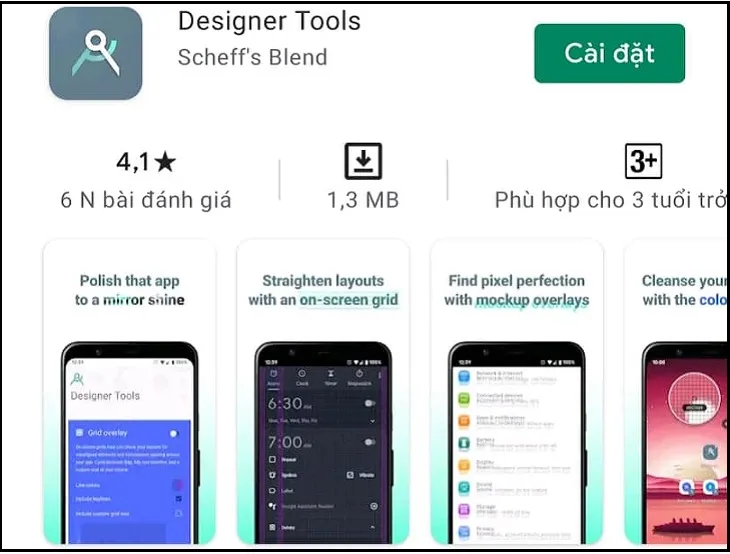 Giao diện ứng dụng Designer Tools hỗ trợ người dùng cách thay đổi ảnh trên máy tính và điện thoại