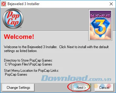 Các bước cơ bản để cài trò chơi trên máy tính thông qua file setup .exe