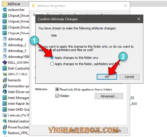 Biểu tượng ổ khóa trên folder đã được mã hóa bằng EFS, giải pháp bảo mật dữ liệu nâng cao.