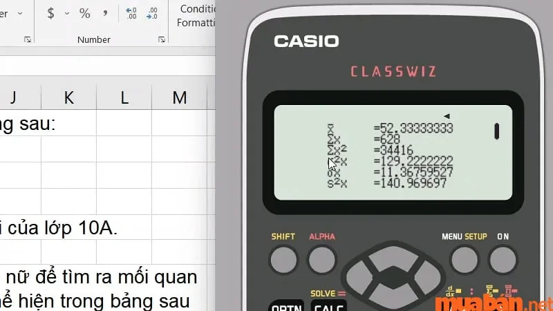 Bạn có thể nhìn thấy những thông số khác có liên quan trên màn hình hiển thị