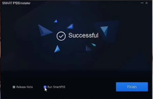 Click vào “Finish”