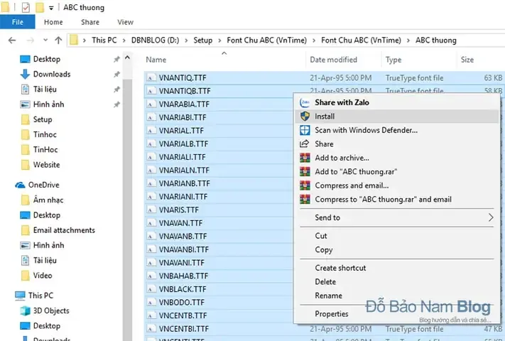 Mô Tả Chi Tiết Quy Trình Chuẩn Bị Trước Khi Cài Đặt Font Tiếng Việt Trên Máy Tính Windows