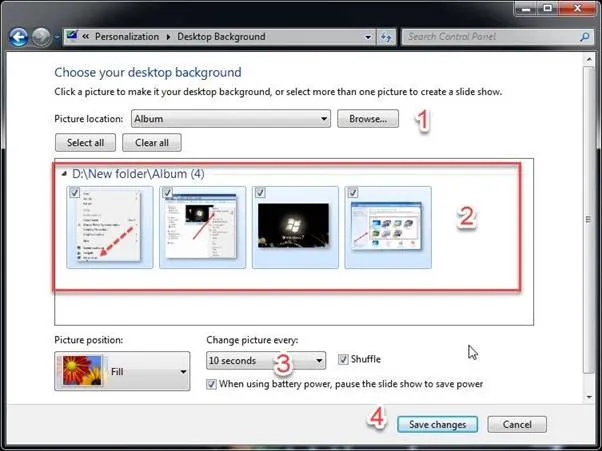 cach cai hinh nen may tinh