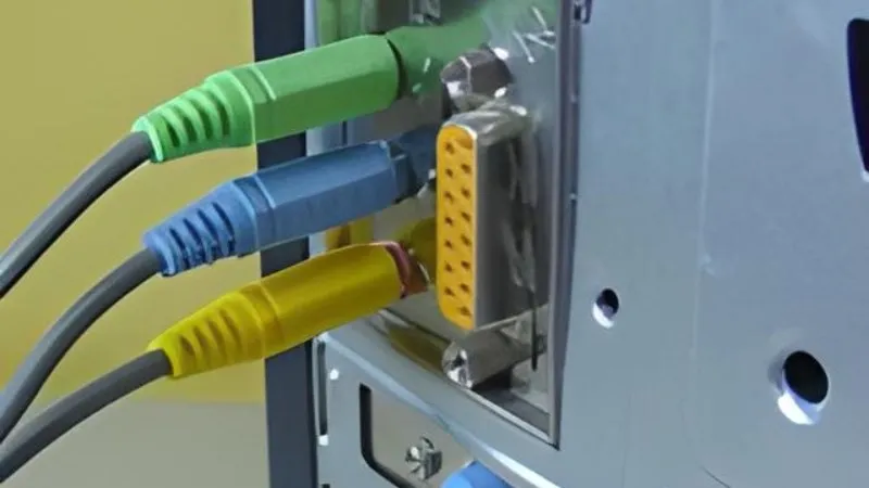 Cáp màu xanh lá cây kết nối loa trước (front) vào cổng đầu ra âm thanh trên card sound 5.1