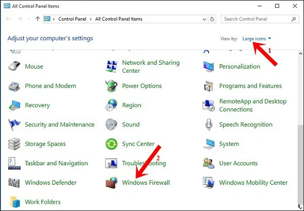 Cấu hình Windows Firewall