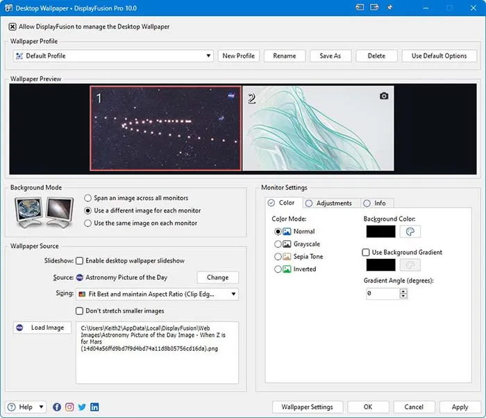 Minh họa cách chia màn hình máy tính làm 2 bằng thao tác kéo chuột trên Windows Snap