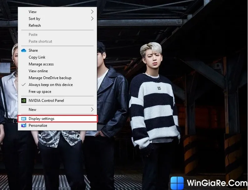 Menu Display Settings giúp người dùng tìm allintitle:cách xoay lại màn hình máy tính nhanh chóng