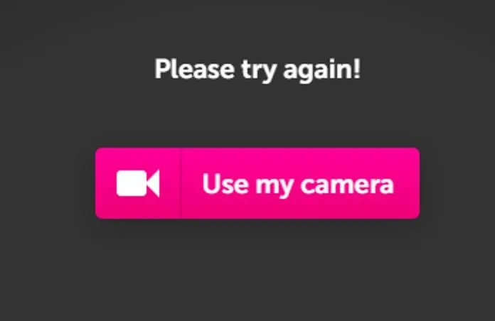 Chọn Use my camera để kích hoạt camera và chụp ảnh bằng Webcam Toy