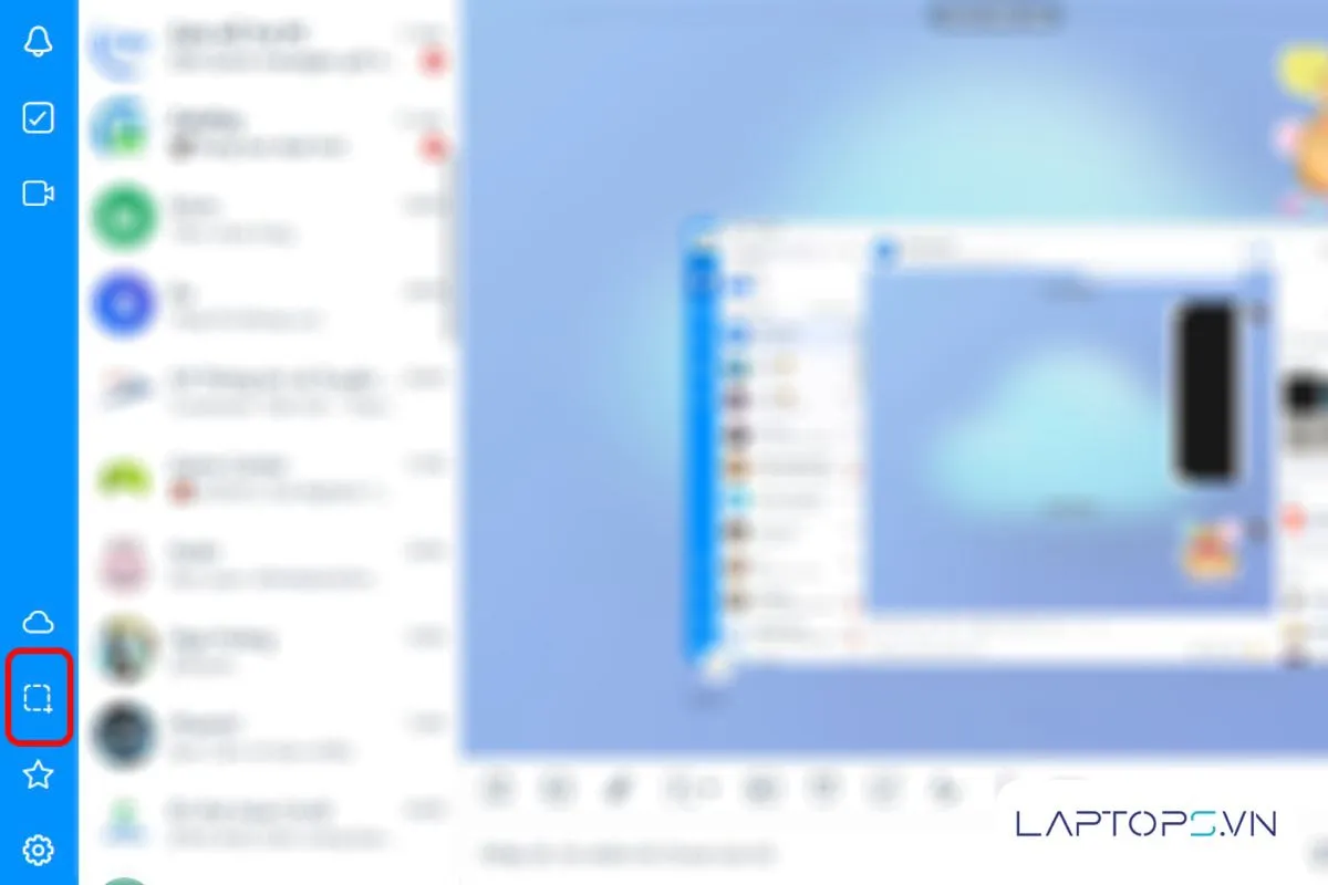 Tính năng chụp màn hình tích hợp trong ứng dụng Zalo PC, chia sẻ tiện lợi