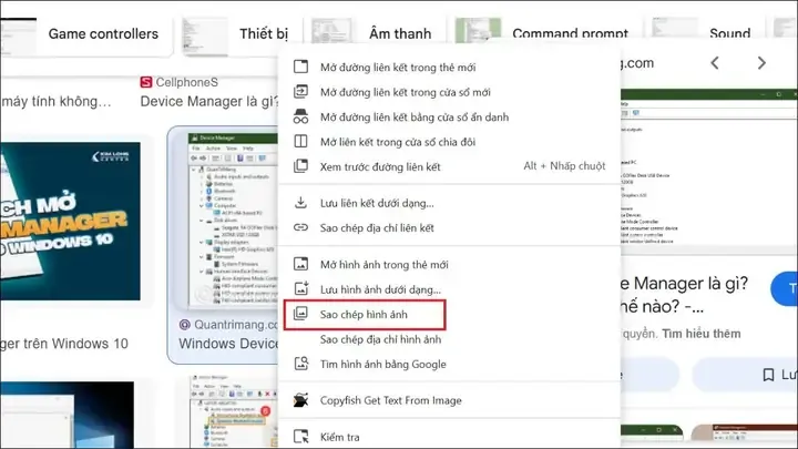 Các bước làm thế nào để copy ảnh từ website về máy tính bằng phương pháp nâng cao qua công cụ lập trình