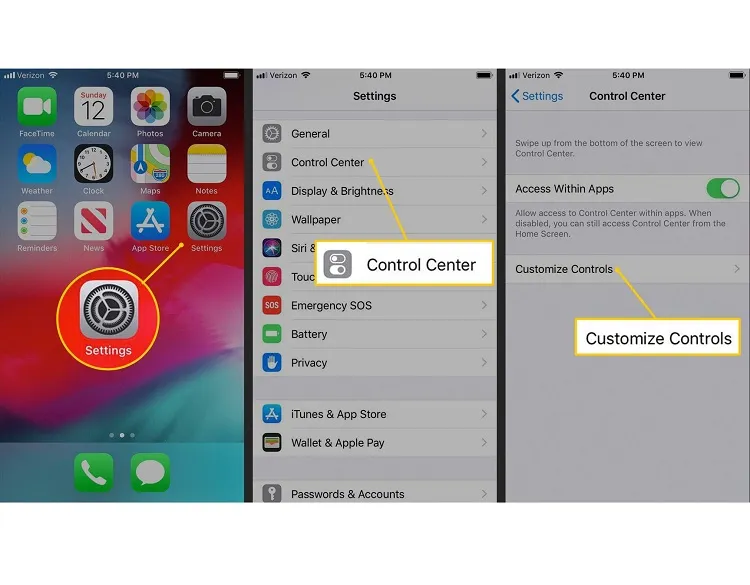 Một trong các bước ghi âm cuộc gọi Messenger trên iPhone