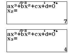 Kết quả nghiệm x2 và x3 khi giải phương trình bậc 3 bằng Casio FX-580VNX