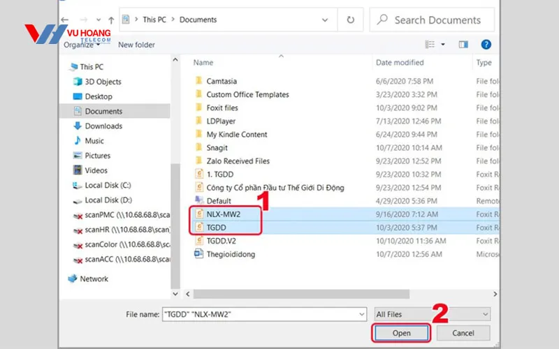 Chọn tệp tin PPTX hoặc PPT muốn gửi từ ổ đĩa máy tính