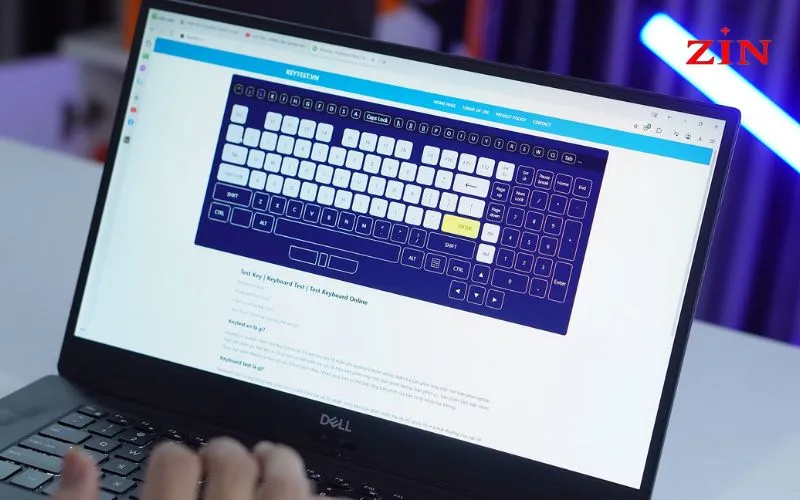 Kiểm Tra Độ Nhạy Bàn Phím Laptop Cũ Bằng Phần Mềm KeyTest Chuyên Dụng