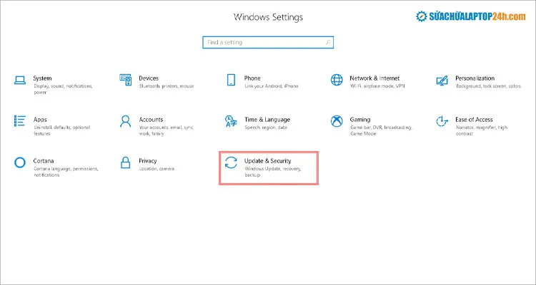 Bước Đầu Tiên Trong cách kiểm tra virus trong máy tính: Truy Cập Update và Security