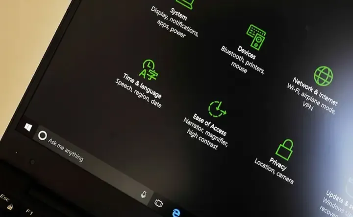Các bước thiết lập chế độ nguồn để làm đen màn hình máy tính Windows