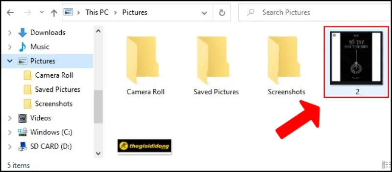 Kiểm tra hình ảnh đã tải thành công từ Zalo về thư mục lưu trên máy tính