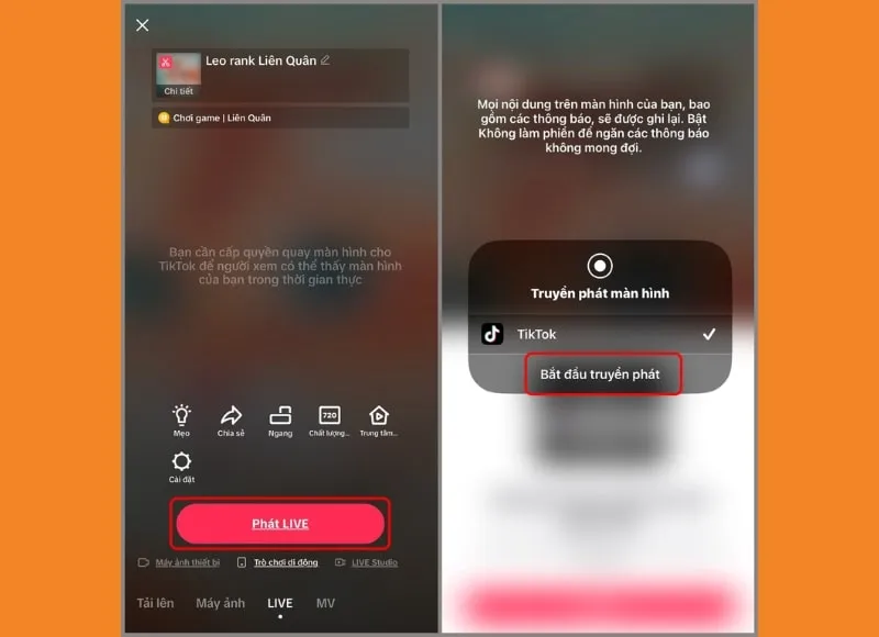 Kiểm tra điều kiện tài khoản TikTok: trên 16 tuổi và 1000 người theo dõi để live