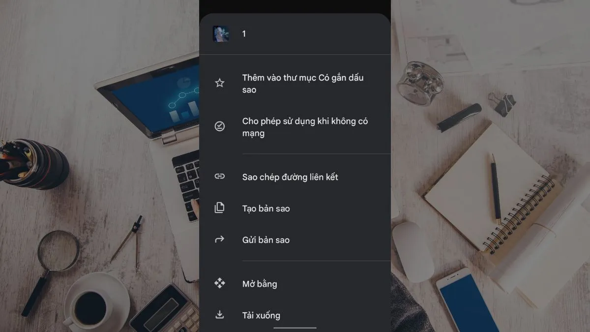 cach luu anh tren google drive ve dien thoai android buoc 3