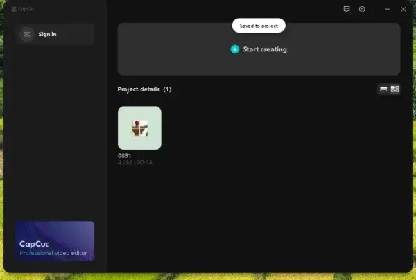 Thay đổi vị trí lưu trữ dự án CapCut trong phần cài đặt Global Settings để tối ưu hiệu suất máy tính