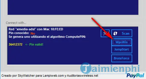 Bắt Đầu Dò Tìm Mật Khẩu Wifi Bằng Chức Năng WpsPin Trong Dumpper