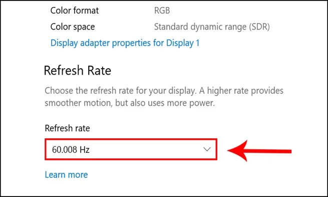 Hướng Dẫn Điều Chỉnh Tần Số Quét Màn Hình Để Khắc Phục Lỗi Giật Hình